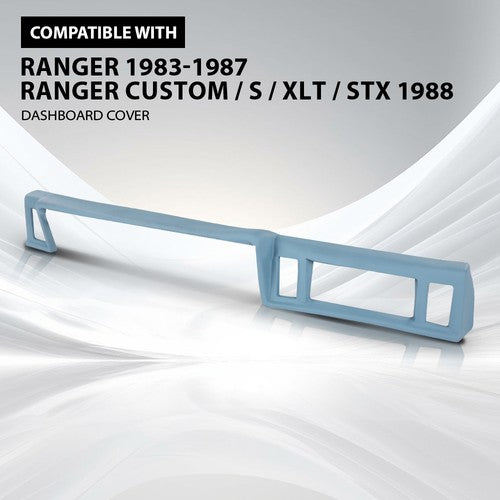 Solid Spare Fit For 1983-1988 Ford Ranger Bronco II TPE Dashboard Cover Overlay Dash Repair
