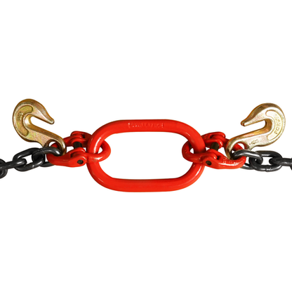 Steel G80 3/8" x 2' Trailer Tow Chain J Hook V-Type Grab Hook Wrecker Truck Tie
