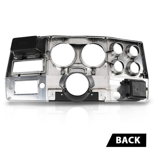 Solid Spare Fit For 1975-1980 Chevy GMC Pickup Truck Dash Bezel Gauge Cluster Cover W/o A/C