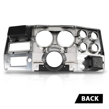 Solid Spare Fit For 1975-1980 Chevy GMC Pickup Truck Dash Bezel Gauge Cluster Cover W/o A/C