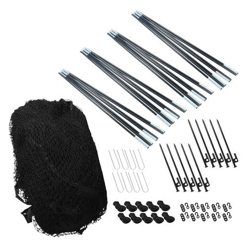 Solid Spare 30 x 13 x 9 FT Baseball Batting Cage Net Softball Hitting Cage Netting For Pitch