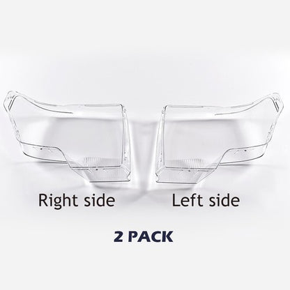 Solid Spare Fit For 2009-2014 Ford F150 F-150 Clear Headlight Replacement Lens Left+Right