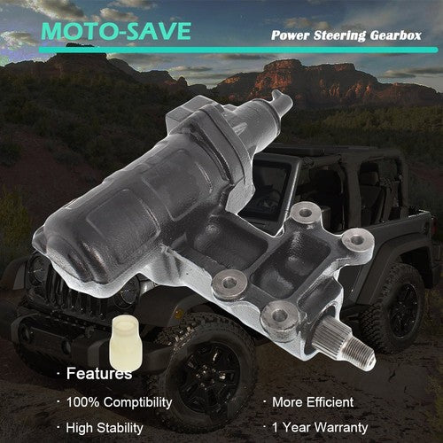 Solid Spare Power Steering Gearbox Fit For Jeep Wrangler 4-Door 07-15 3.6L V6 52126348AA