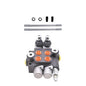 Solid Spare Hydraulic Control Valve Double Acting 2 Spool 13 GPM 3600 PSI SAE Ports