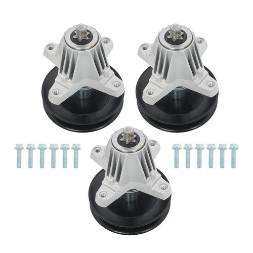 Solid Spare 3 Pack Spindle Assembly For MTD Cub Cadet Troy Bilt 918-06978 618-06978 285-705