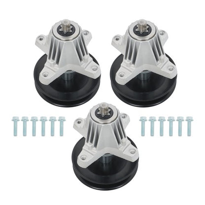 Solid Spare 3 Pack Spindle Assembly For MTD Cub Cadet Troy Bilt 918-06978 618-06978 285-705