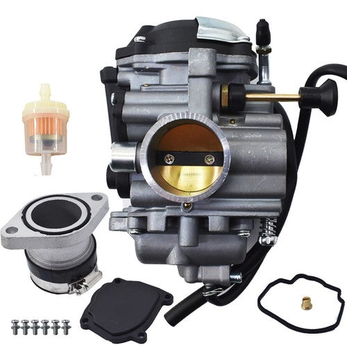 Solid Spare Carburetor For Yamaha Big Bear 250 & Intake Manifold Carburetor Boot New