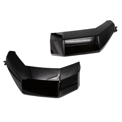 For Toyota Tundra 2022 2023 Front Bumper Cover Molding Gloss Black Left & Right