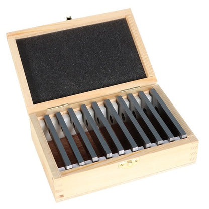 Solid Spare 0. 001" 1/8 x 4" 10 Pair Precision Parallel Set Hardened Steel In Case