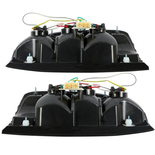 Solid Spare For Toyota Tacoma 1995-2000 Tail Lights Brake Lamps w/Bulbs Left & Right 95-00