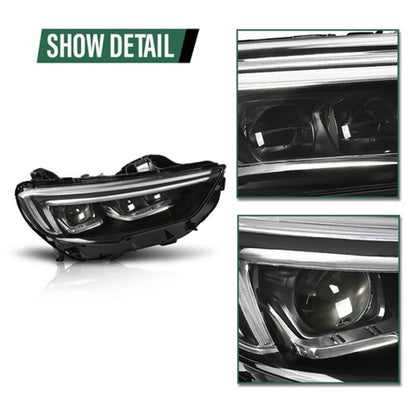 Solid Spare Full LED Headlight Assembly Right Fit For 2018-2020 Buick Regal w/o LED Module