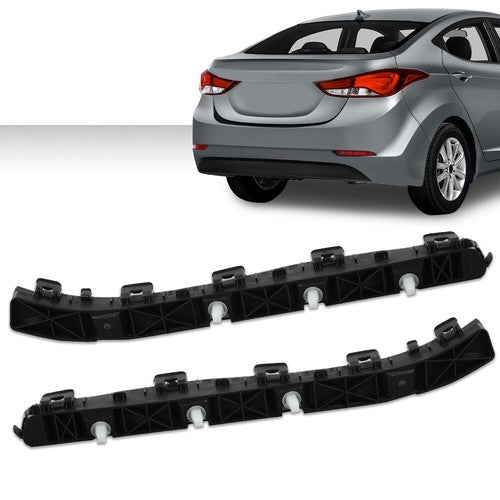 Solid Spare Fit For 2011-2016 Hyundai Elantra Rear Bumper Bracket Retainer Left+Right Side