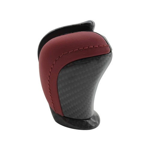 Fit 2009-2020 2021 Nissan GTR R35 Red Leather Carbon Fiber Shift Knob 3491080B0A