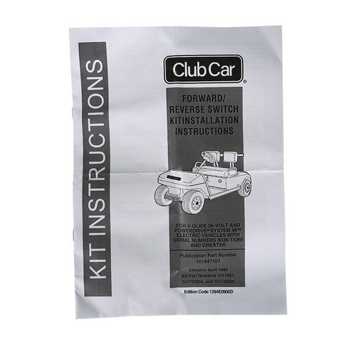 Solid Spare Heavy Duty Forward and Reverse Switch Assembly 1996-Up For Club Car DS Golf Cart