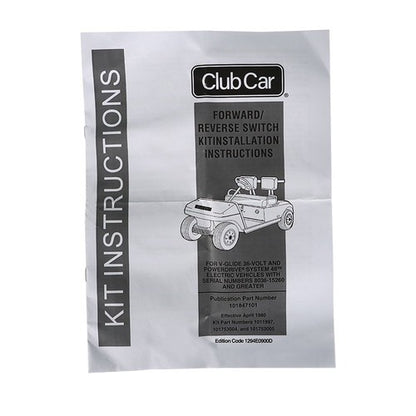 Solid Spare Heavy Duty Forward and Reverse Switch Assembly 1996-Up For Club Car DS Golf Cart