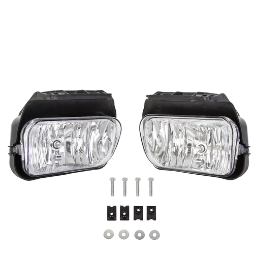 Solid Spare Pair Bumper Fog Lights Lamps Left+Right For Chevy Silverado Avalanche 2003-2006