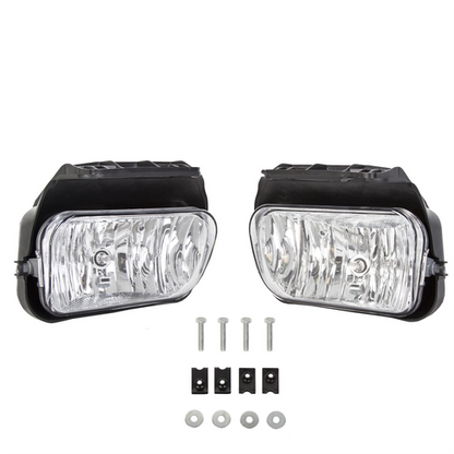 Solid Spare Pair Bumper Fog Lights Lamps Left+Right For Chevy Silverado Avalanche 2003-2006