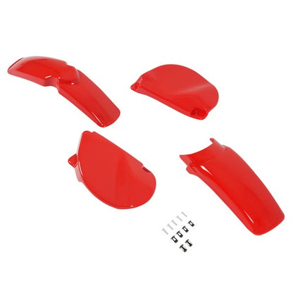 Solid Spare For Honda XR75 / XR80 1977-1982 Plastic Kit Front / Rear Fender & Side Panels