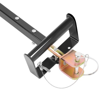 Solid Spare New Pow Trailer Hitch for Sleds Powder - Coated Steel for Snowmobiles/ATVs