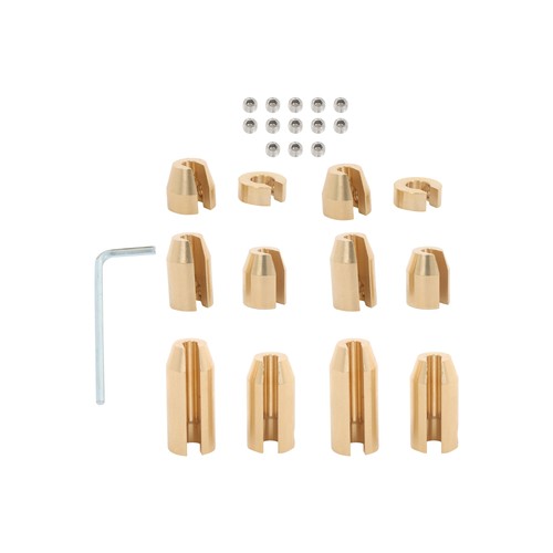 Solid Spare 12 Pack Motorcycle Reusable Brass Wheel Spoke Balance Weights Refill Universal
