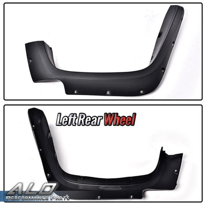 Solid Spare Fender Flares Fit For 2007-2014 FJ Cruiser Pocket Rivet Wheel Cover Textured