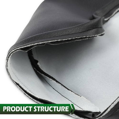 Solid Spare Fit For 1979-1987 Yamaha QT50 MA50 Synthetic Leather Seat Cover Protector Black