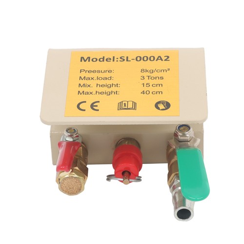 Solid Spare 3 Ton Pneumatic Jack 6600lbs Triple Bag Air Jack w/ Side Handle for Car Lifting