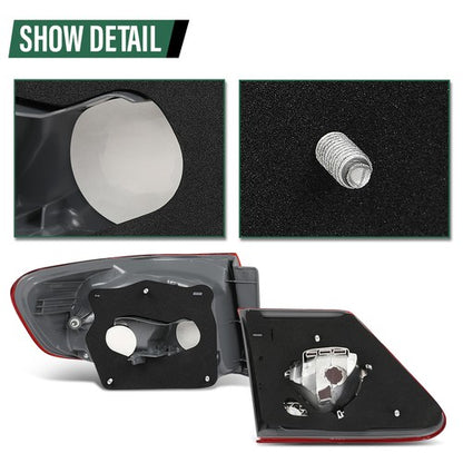 Solid Spare 4pcs Rear Tail Lights Fit For 2011-2013 Toyota Corolla Japan Built Left+Right