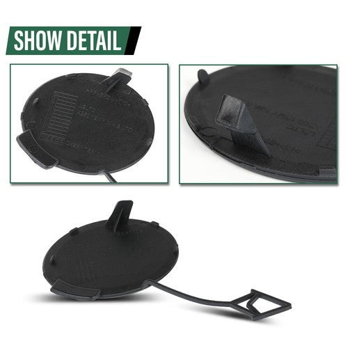 Solid Spare Fit For 2012-2015 Jaguar XF Tow Eye Cover Fog light Lower bumper grill C2Z13457