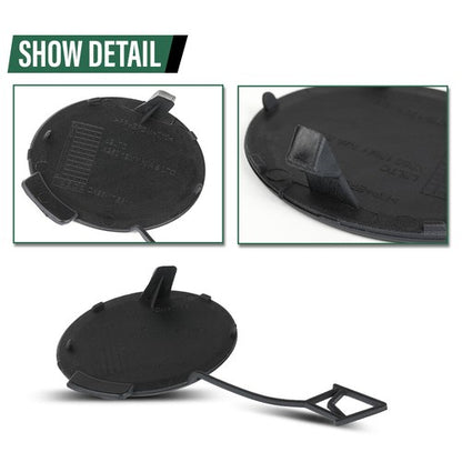 Solid Spare Fit For 2012-2015 Jaguar XF Tow Eye Cover Fog light Lower bumper grill C2Z13457