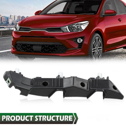 Solid Spare Fit For 18-20 Kia Rio Front Bumper Bracket Mounting Support Left Side