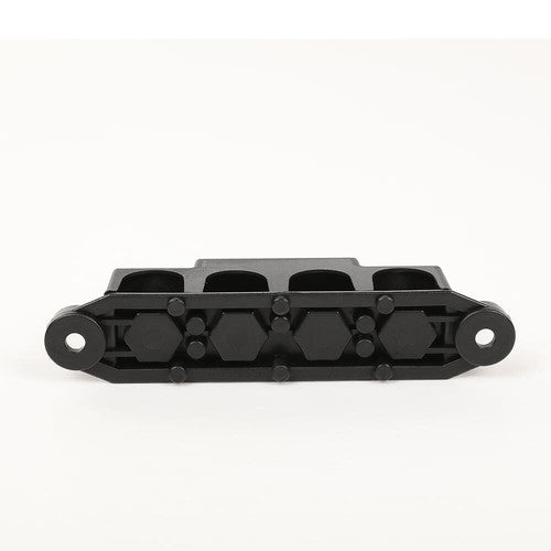 Solid Spare Black 12V 250A 4 Post Busbar Bus Bar Power Distribution Block With Cover 5/16"
