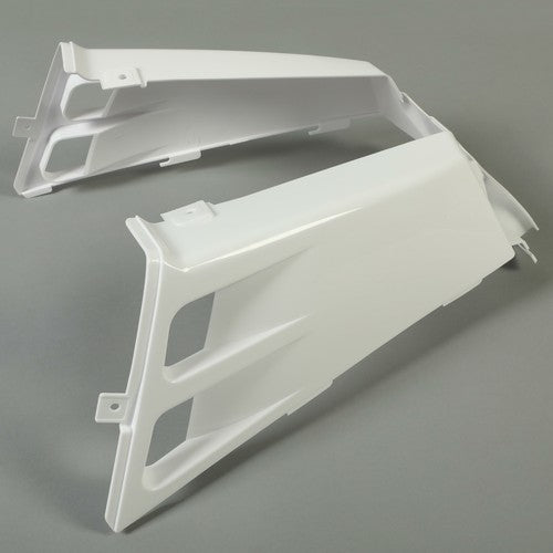 Solid Spare Left+Right Gas Tank Side Covers Plastic Wrap For Yamaha Banshee 350 87-06 WHITE