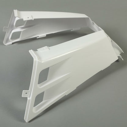 Solid Spare Left+Right Gas Tank Side Covers Plastic Wrap For Yamaha Banshee 350 87-06 WHITE