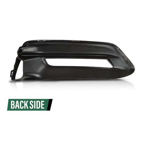 Solid Spare Fit For 18-20 Honda Accord Front Bumper Fog Light Bezel Lamp Trim Left