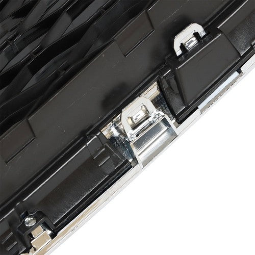 Solid Spare Fit For Nissan Maxima 2016 2017 Chrome & Black Front Bumper Grille Grill Kit