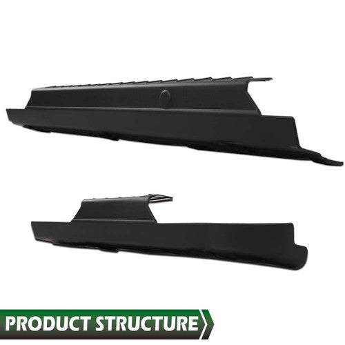 Solid Spare Rocker Panels Guard Fit For 07-13 Chevy Silverado/GMC Sierra 1500 Extended Cab