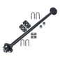 Solid Spare 4 lug-4" 44" HF 2K 2000lbs Trailer Axle w/ U-Bolt Kit For RVs trucks trailers