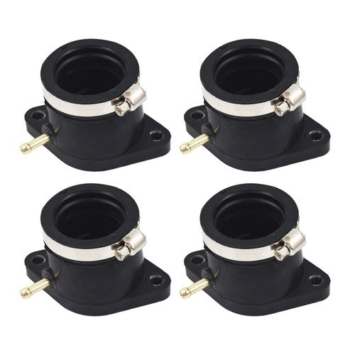 Solid Spare 4 Pcs Carburetor Intake Manifold Boot Joint Carb Holder For1982 83 Yamaha XJ650