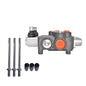 Solid Spare Hydraulic Monoblock Double Acting Control Valve, 3 Spool?21 GPM, SAE Ports