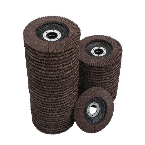 Solid Spare 4.5" × 7/8" 40 Grit Flap Disc Grinder Sanding Grinding Wheels 50 PCS