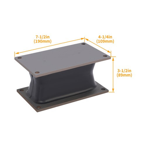 Solid Spare NEW 4 Pack Vibratory Plate Compactor Rubber Isolator Shock Mount For Stanley