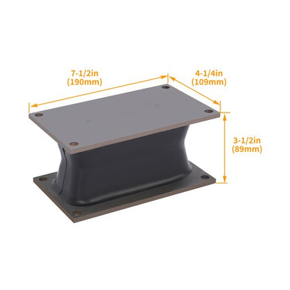 Solid Spare NEW 4 Pack Vibratory Plate Compactor Rubber Isolator Shock Mount For Stanley