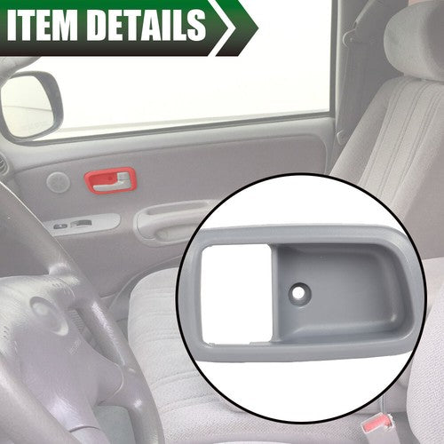 Solid Spare Front Left & Right Inner Door Handle Trim Blue Fit For 00-06 Toyota Tundra