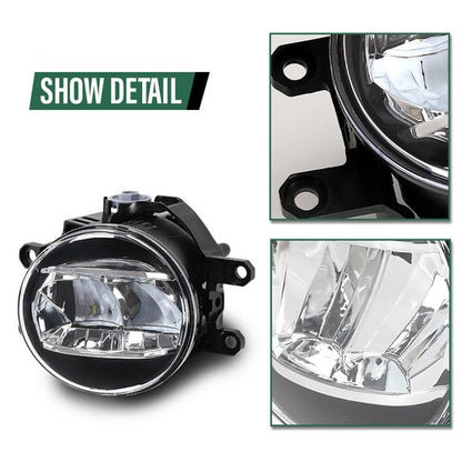 Solid Spare Fit For Toyota Camry Corolla RAV4 Yaris Lexus LED Fog Lights Driving Lamps