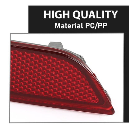 Solid Spare Fit For 2011-2016 BMW 528i 535i 550i xDrive Rear Bumper Reflector Lens Left Side