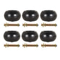 Solid Spare 6Pk 5" AntiScalp Deck Wheel and Kit Exmark 103-3168 103-4051 103-7263 109-9011