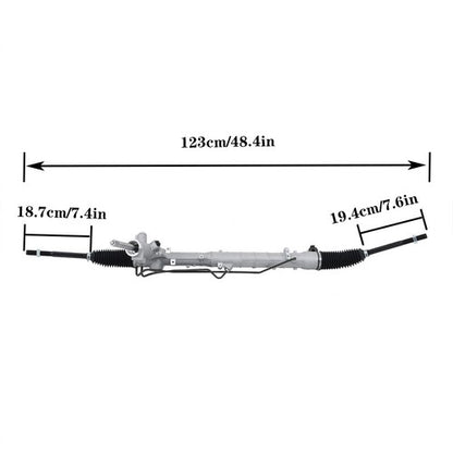 Solid Spare 262033 For Mazda 3 2004-2005 Power Steering Rack & Pinion Assembly Black&Silver