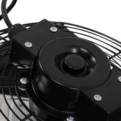 Solid Spare 10" Shutter Exhaust Fan Wall Mounted With Switch+Insect Mesh Low Noise New