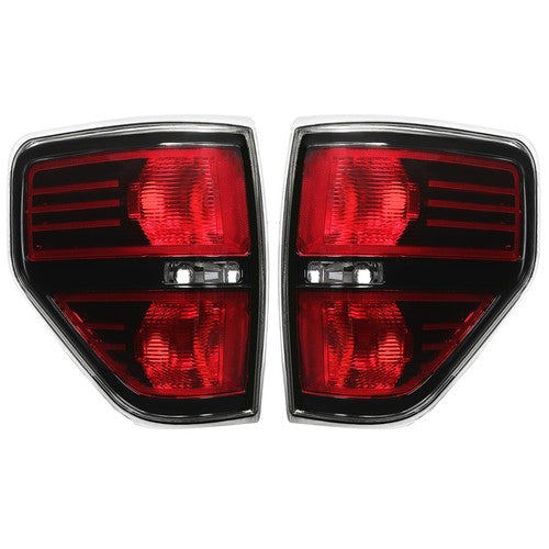 Solid Spare Rear Tail Lights Brake Lamp Left+Right For 2009-2013 2014 Ford F150 F-150 Pickup